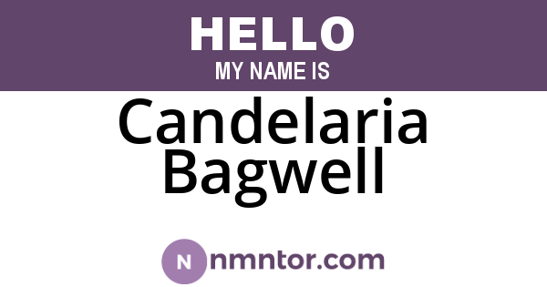 Candelaria Bagwell
