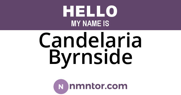 Candelaria Byrnside