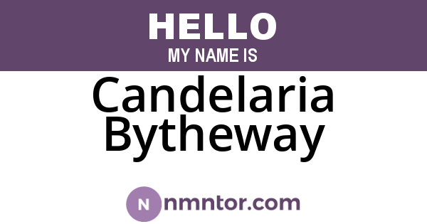 Candelaria Bytheway