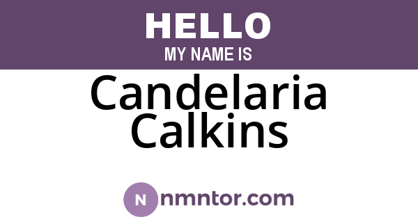 Candelaria Calkins
