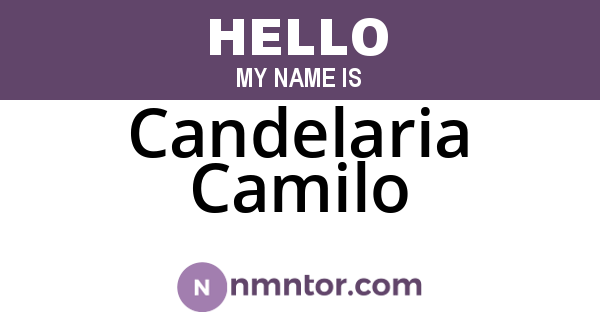 Candelaria Camilo