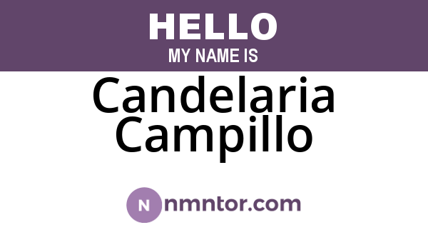 Candelaria Campillo