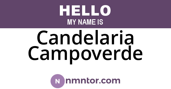 Candelaria Campoverde