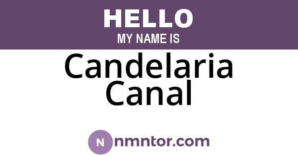 Candelaria Canal