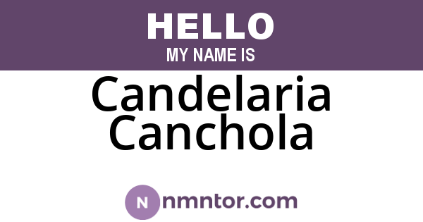 Candelaria Canchola