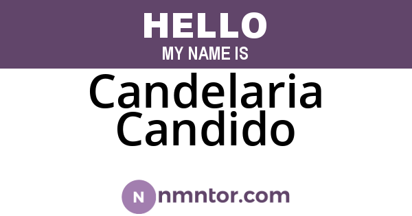 Candelaria Candido