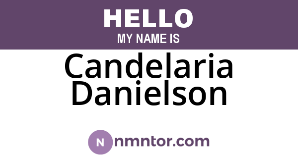 Candelaria Danielson