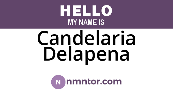 Candelaria Delapena
