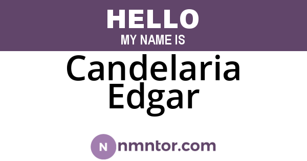 Candelaria Edgar