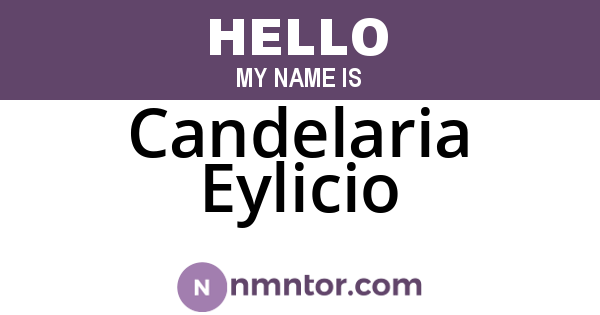 Candelaria Eylicio