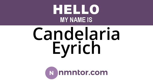 Candelaria Eyrich