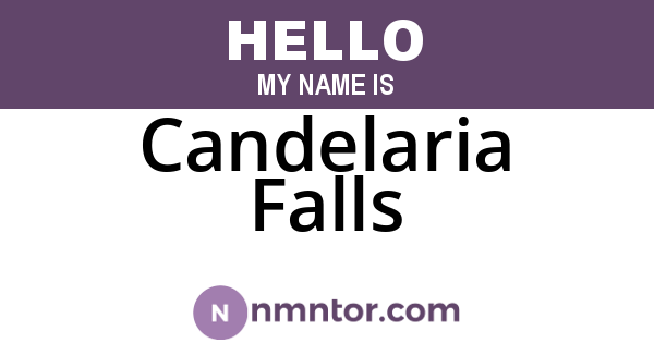 Candelaria Falls