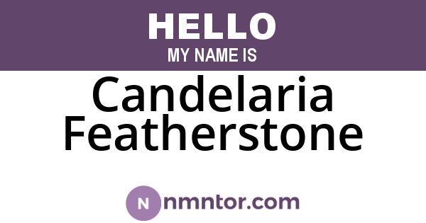 Candelaria Featherstone