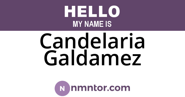 Candelaria Galdamez