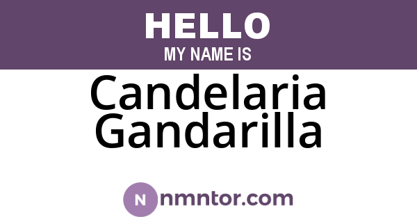Candelaria Gandarilla