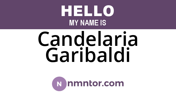 Candelaria Garibaldi