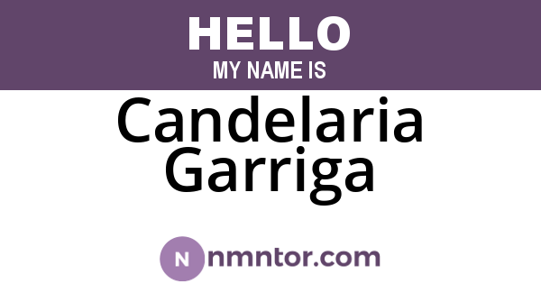 Candelaria Garriga