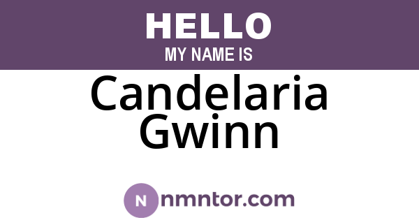 Candelaria Gwinn