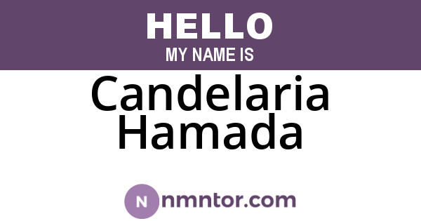 Candelaria Hamada
