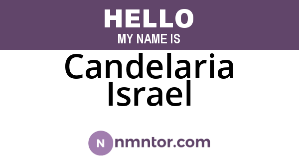 Candelaria Israel