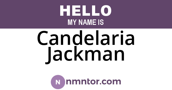 Candelaria Jackman