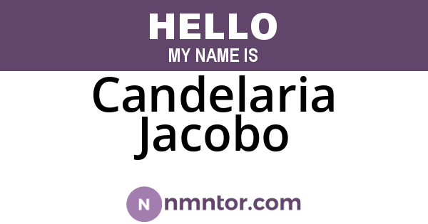 Candelaria Jacobo