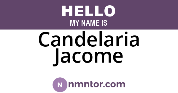 Candelaria Jacome