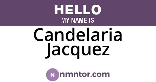 Candelaria Jacquez