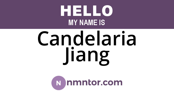 Candelaria Jiang