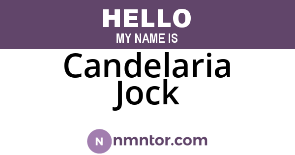 Candelaria Jock