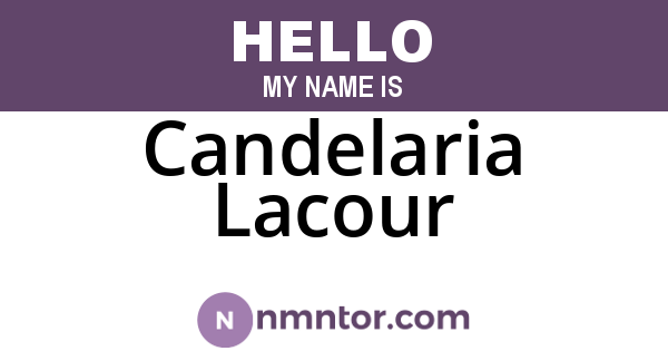 Candelaria Lacour