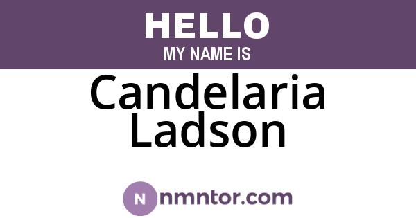 Candelaria Ladson