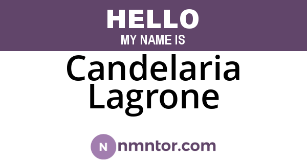Candelaria Lagrone