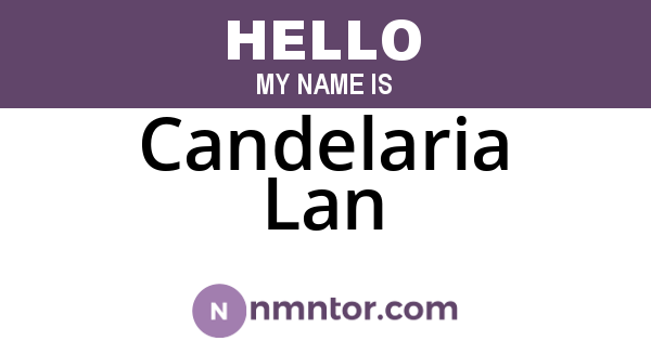Candelaria Lan