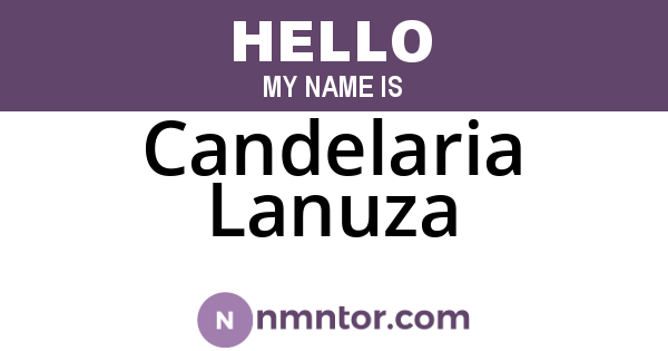 Candelaria Lanuza