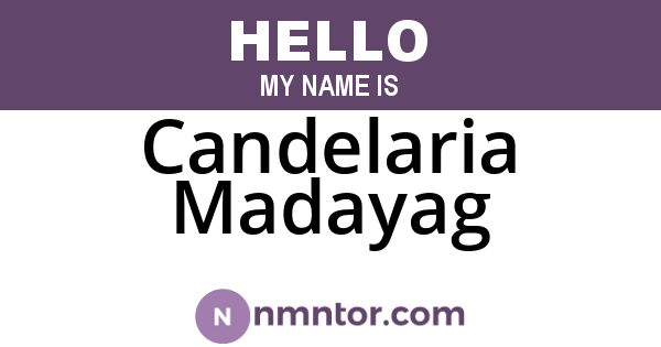 Candelaria Madayag