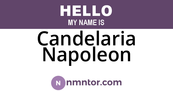 Candelaria Napoleon