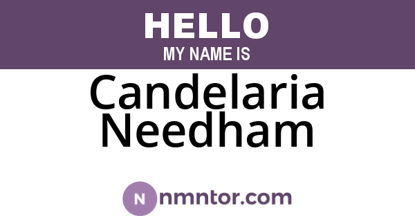Candelaria Needham