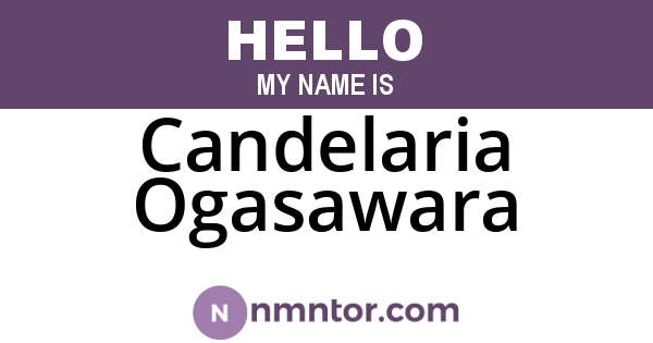 Candelaria Ogasawara