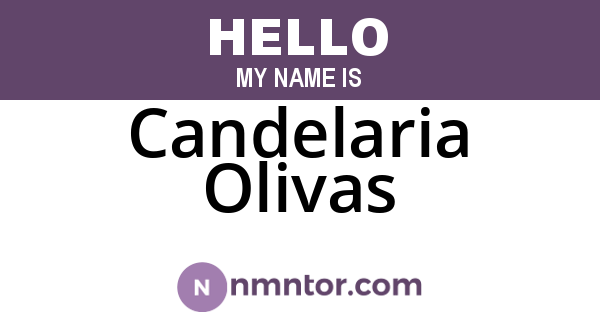 Candelaria Olivas