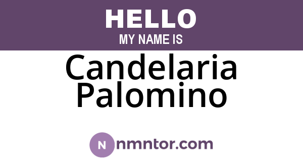 Candelaria Palomino