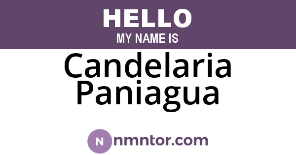 Candelaria Paniagua