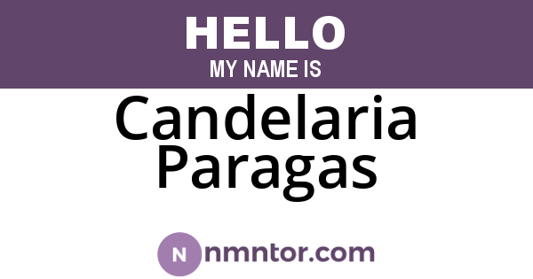 Candelaria Paragas