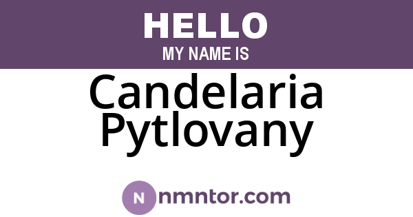 Candelaria Pytlovany