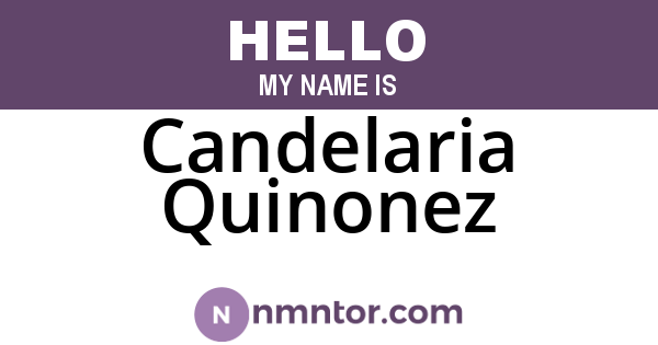 Candelaria Quinonez