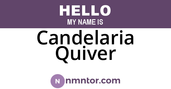 Candelaria Quiver