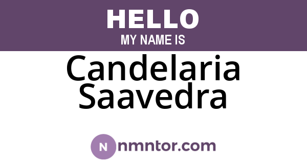 Candelaria Saavedra