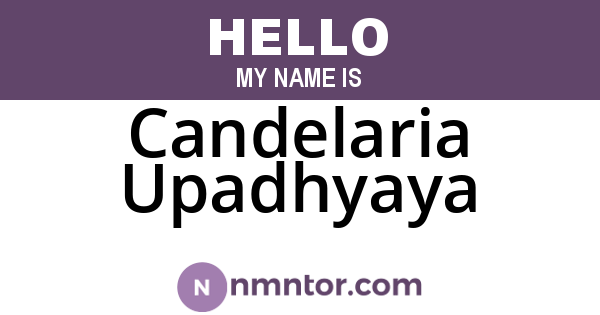 Candelaria Upadhyaya