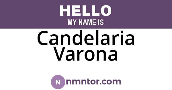 Candelaria Varona