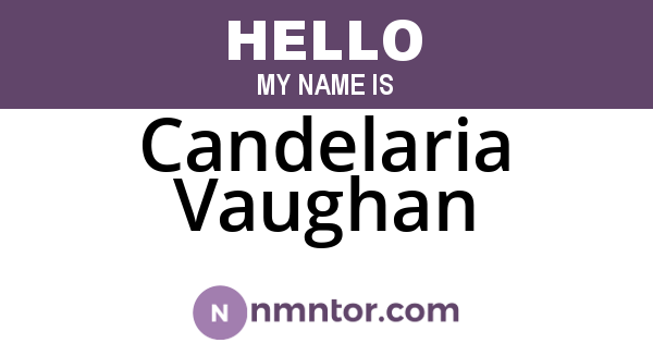 Candelaria Vaughan